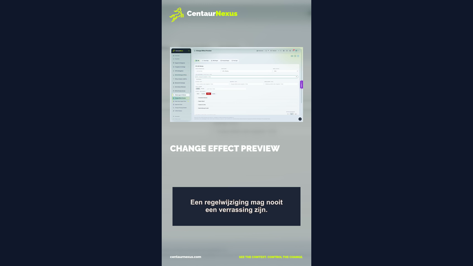 Zscaler-regelwijzigingen testen vóór implementatie